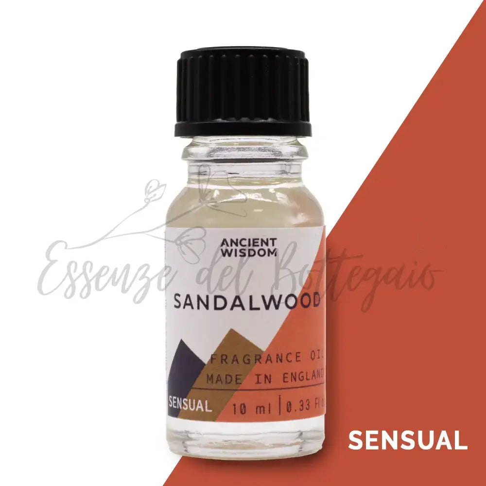 Fragranza 10ml - Legno di Sandalo - Ancient Wisdom Fragrance Oils