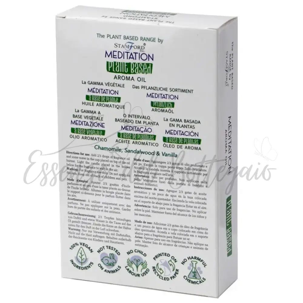 Fragranze a Base Vegetale - Meditazione - Plant Based Aroma Oil