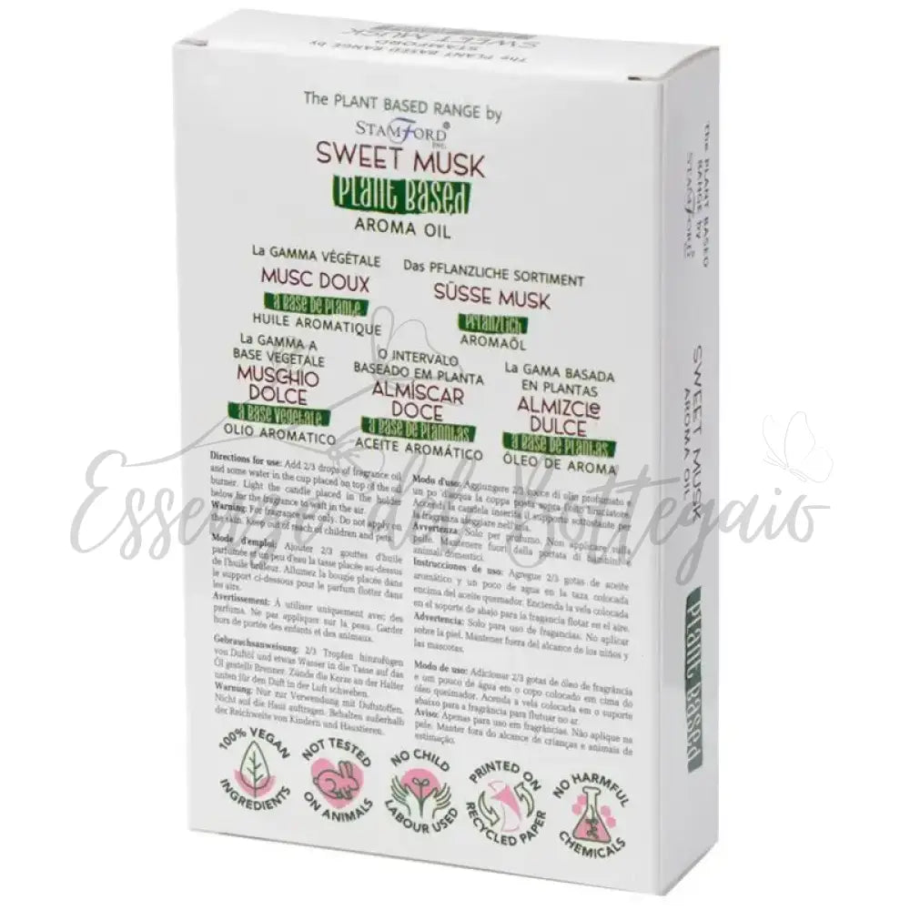 Fragranze a Base Vegetale - Muschio Dolce - Plant Based Aroma Oil