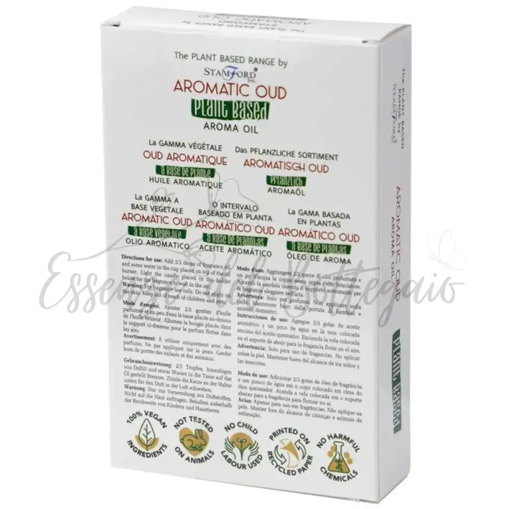 Fragranze a Base Vegetale - Oud Aromatico - Plant Based Aroma Oil