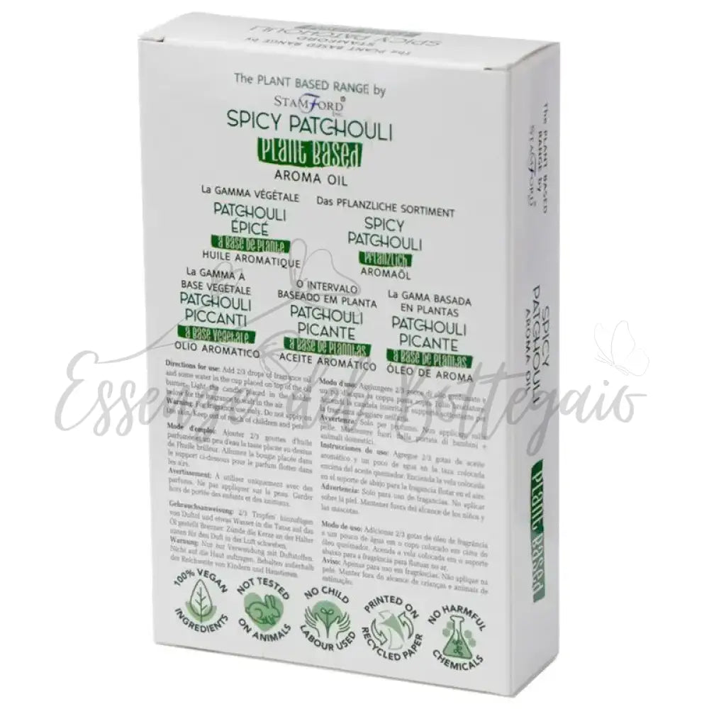 Fragranze a Base Vegetale - Patchouli Speziato - Plant Based Aroma Oil