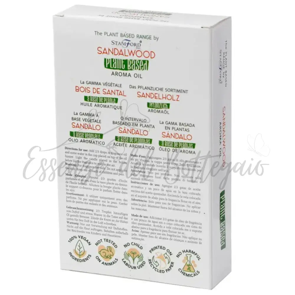 Fragranze a Base Vegetale - Sandalo - Plant Based Aroma Oil