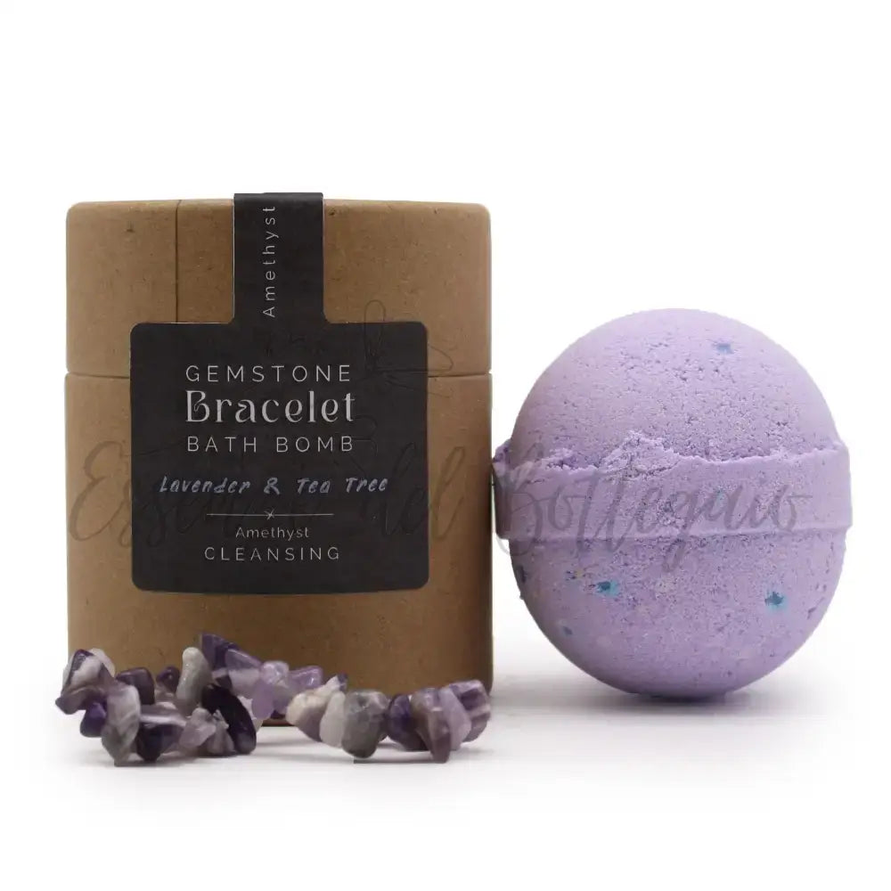 Frizzanti da Bagno con Braccialetti - Ametista - Gemstone Bracelet Bath Bomb