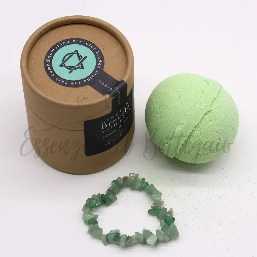 Frizzanti da Bagno con Braccialetti - Avventurina - Gemstone Bracelet Bath Bomb