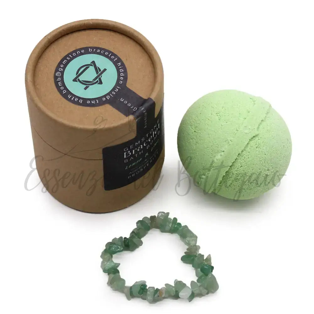 Frizzanti da Bagno con Braccialetti - Avventurina - Gemstone Bracelet Bath Bomb