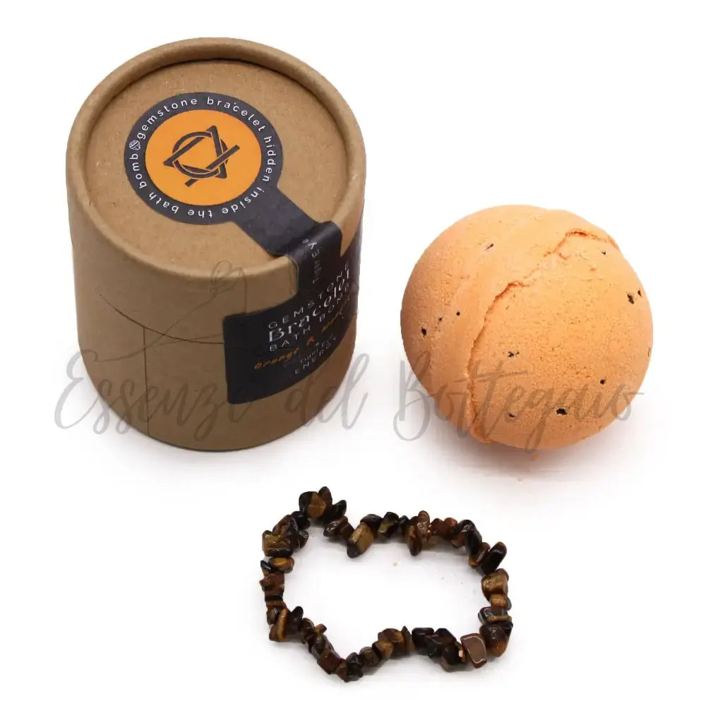Frizzanti da Bagno con Braccialetti - Occhio di Tigre - Gemstone Bracelet Bath Bomb