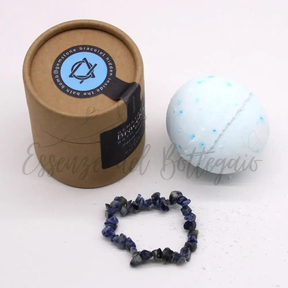 Frizzanti da Bagno con Braccialetti - Sodalite - Gemstone Bracelet Bath Bomb