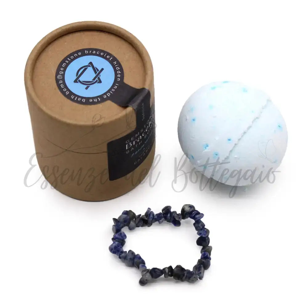 Frizzanti da Bagno con Braccialetti - Sodalite - Gemstone Bracelet Bath Bomb