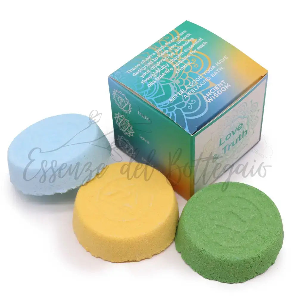 Frizzanti da Bagno Chakra - Amore & Verità - Chakra Bath Fizzers Sets