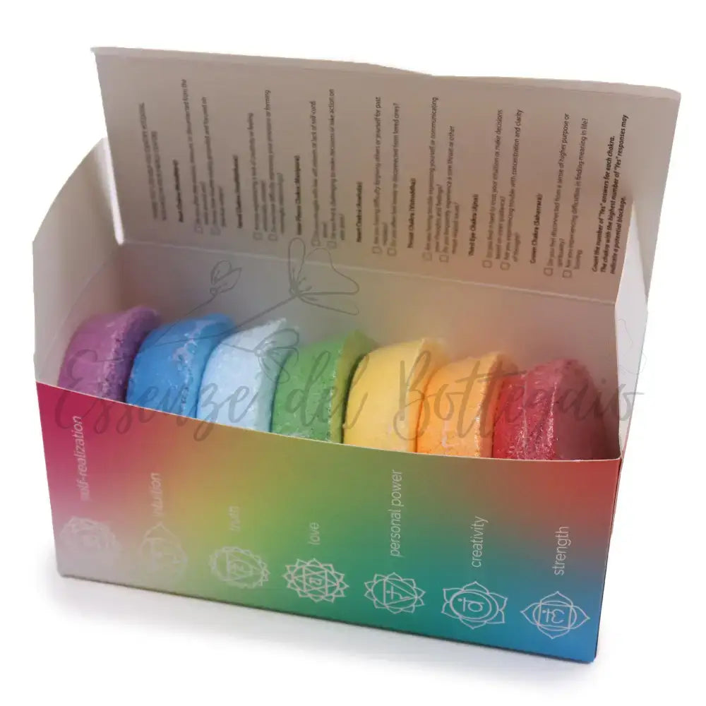 Frizzanti da Bagno Chakra - Armonia & Bellezza Interiore - Chakra Bath Fizzers Sets