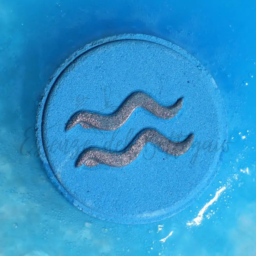 Frizzanti da Bagno Zodiaco con Oroscopo - Acquario - Zodiac Bath Fizzers with Horoscope