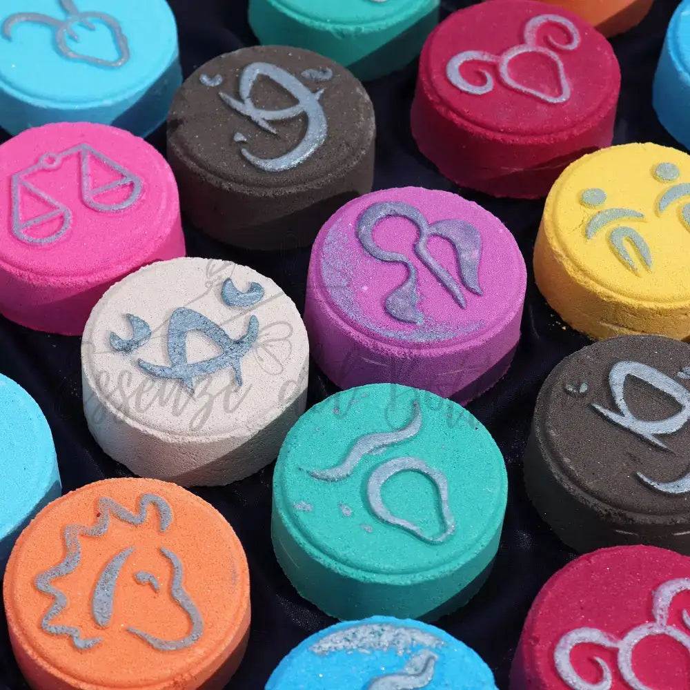 Frizzanti da Bagno Zodiaco con Oroscopo - Acquario - Zodiac Bath Fizzers with Horoscope