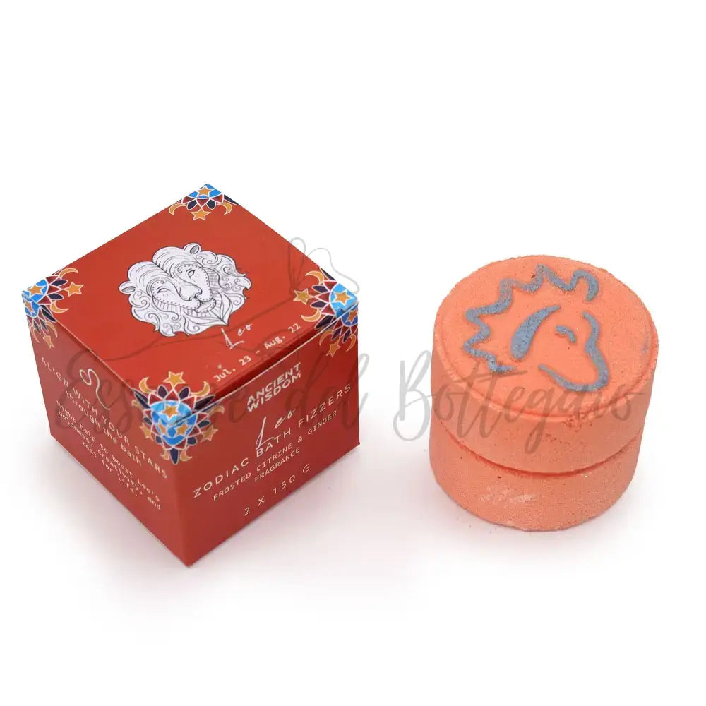 Frizzanti da Bagno Zodiaco con Oroscopo - Leone - Zodiac Bath Fizzers with Horoscope