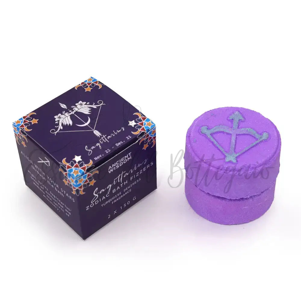 Frizzanti da Bagno Zodiaco con Oroscopo - Sagittario - Zodiac Bath Fizzers with Horoscope