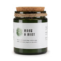 Candela di Soia con Stoppino in Legno – Muschio & Bruma - Greenman Rituals Woodwick Soy Candles
