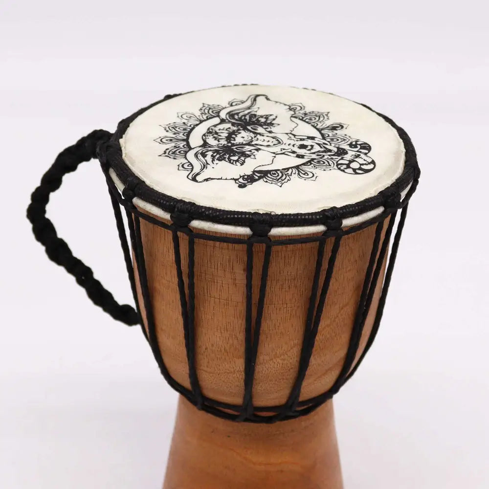 Handmade Wide Top Djembe Drum - 20cm - Djembe & Shamanic Drums