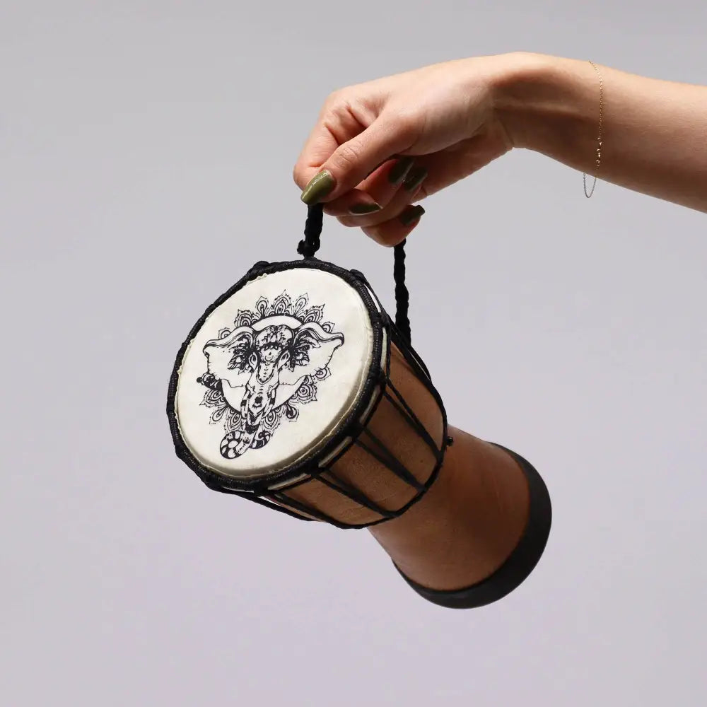 Handmade Wide Top Djembe Drum - 20cm - Djembe & Shamanic Drums