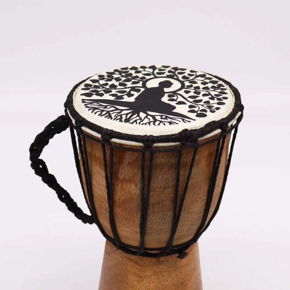 Handmade Wide Top Djembe Drum - 25cm - Djembe & Shamanic Drums