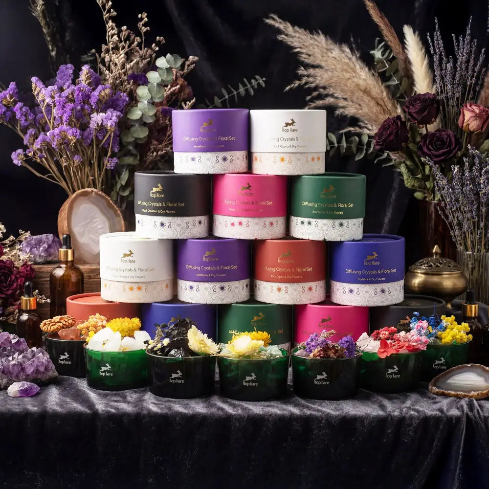Set Hop Hare di Cristalli Diffusori e Fiori – Il Diavolo - Hop Hare Diffusing Crystals & Floral Sets