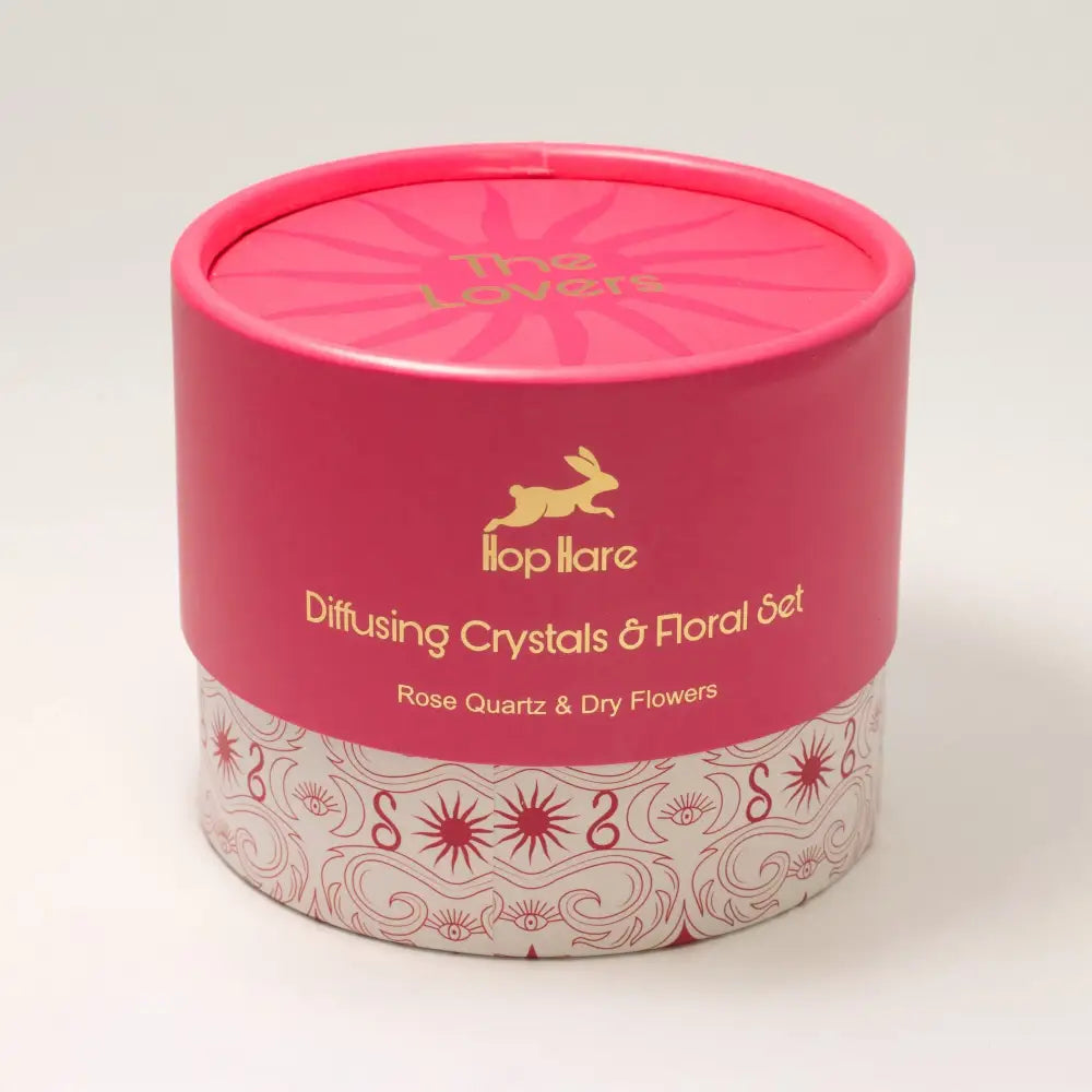 Set Hop Hare di Cristalli Diffusori e Fiori – Gli Innamorati - Hop Hare Diffusing Crystals & Floral Sets