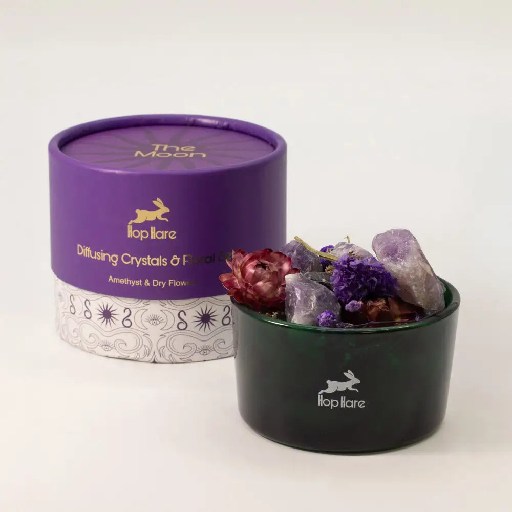 Set Hop Hare di Cristalli Diffusori e Fiori – La Luna - Hop Hare Diffusing Crystals & Floral Sets