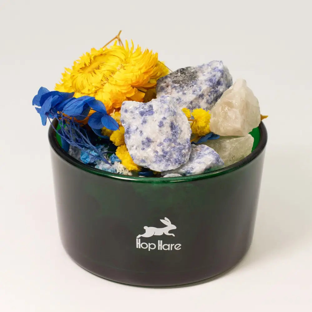 Set Hop Hare di Cristalli Diffusori e Fiori – Il Sole - Hop Hare Diffusing Crystals & Floral Sets
