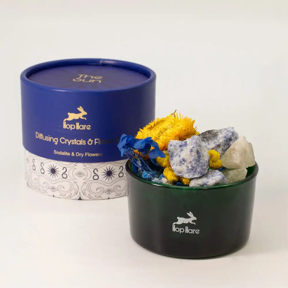 Set Hop Hare di Cristalli Diffusori e Fiori – Il Sole - Hop Hare Diffusing Crystals & Floral Sets
