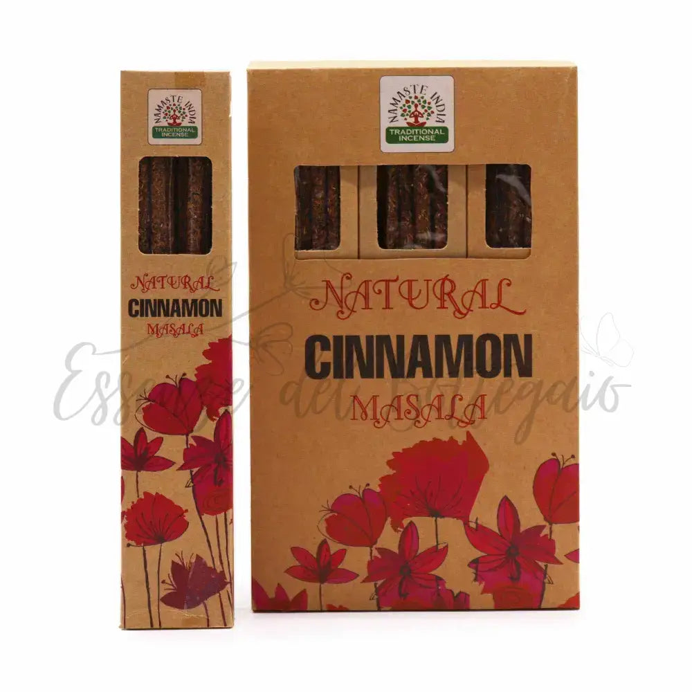 Incensi Botanici Naturali Masala - Cannella - Botanical Natural Masala Incense Sticks