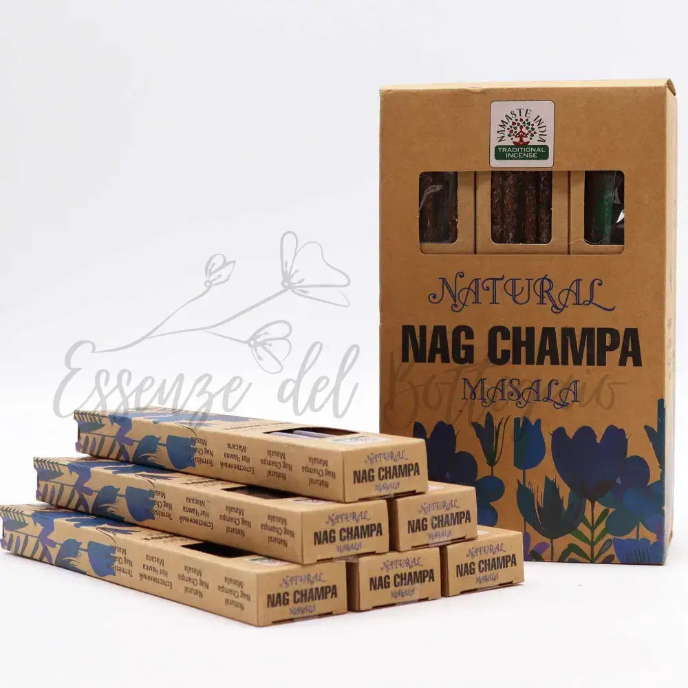 Incensi Botanici Naturali Masala - Nag Champa - Botanical Natural Masala Incense Sticks