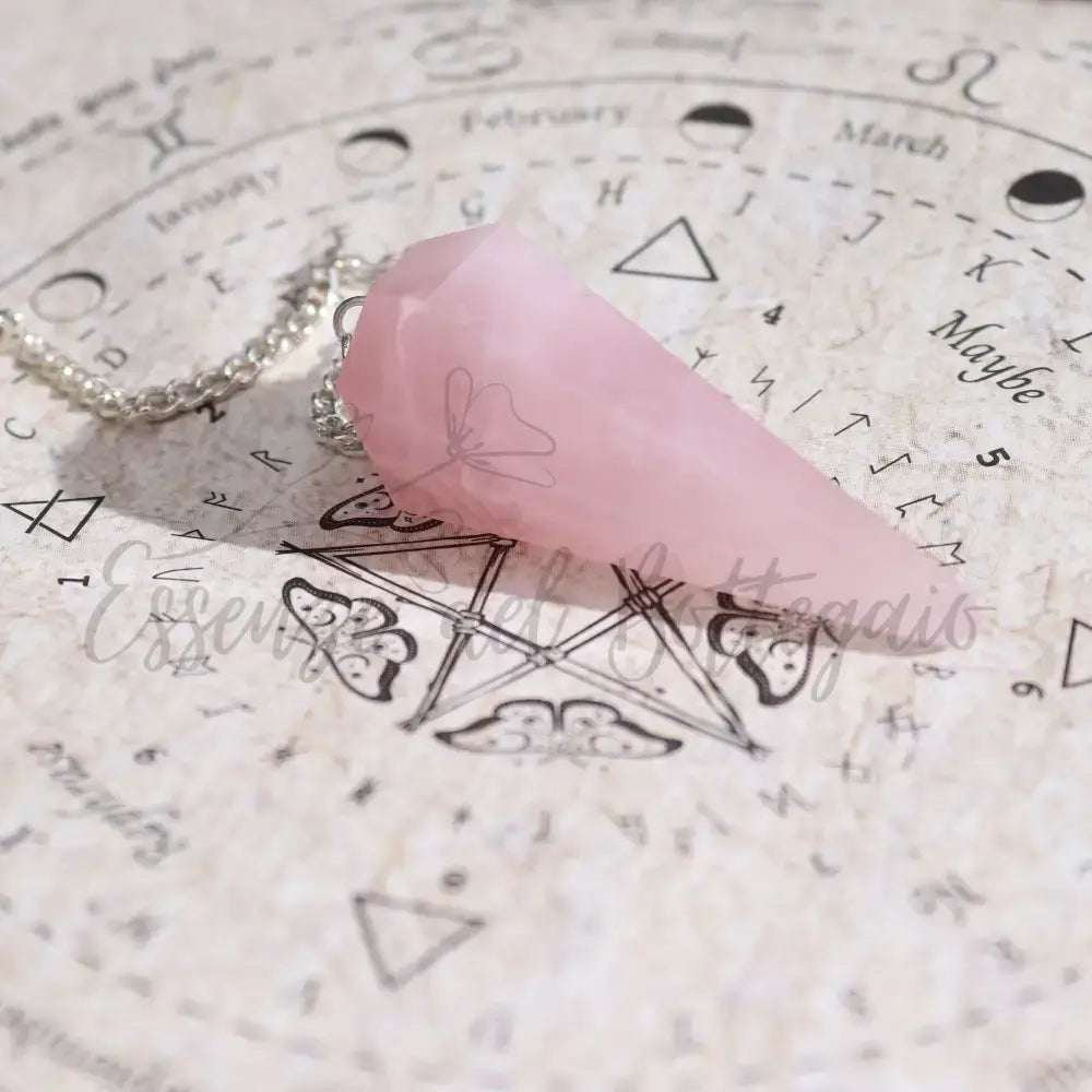 Incenso Amore – Pendolo in Quarzo Rosa - Ancient Witch Spell Incense