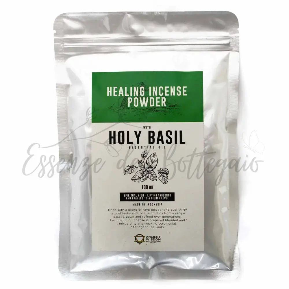 Incenso in Polvere Curativo - Basilico Sacro 100 gr - Healing Incense Powder