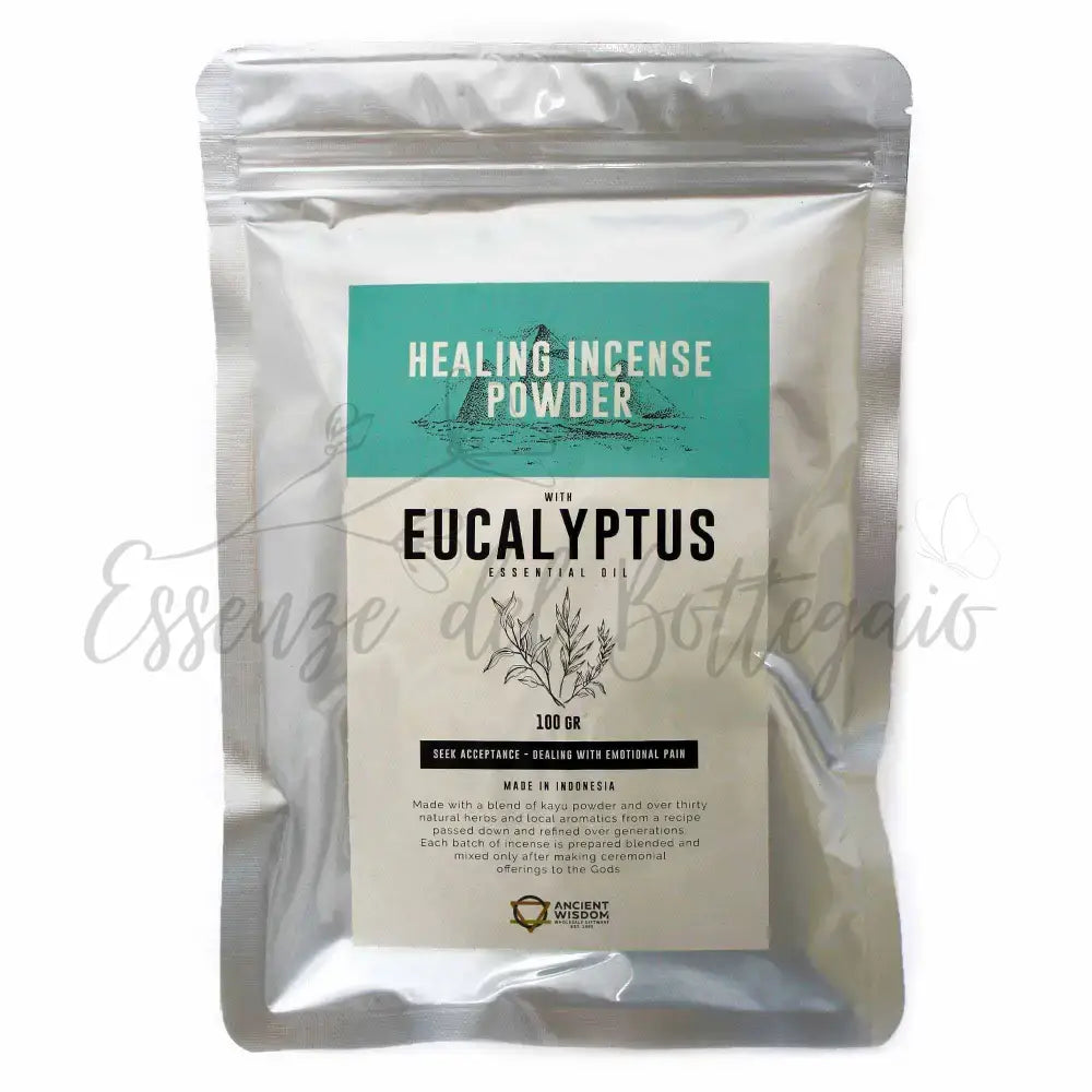 Incenso in Polvere Curativo - Eucalipto 100gr - Healing Incense Powder