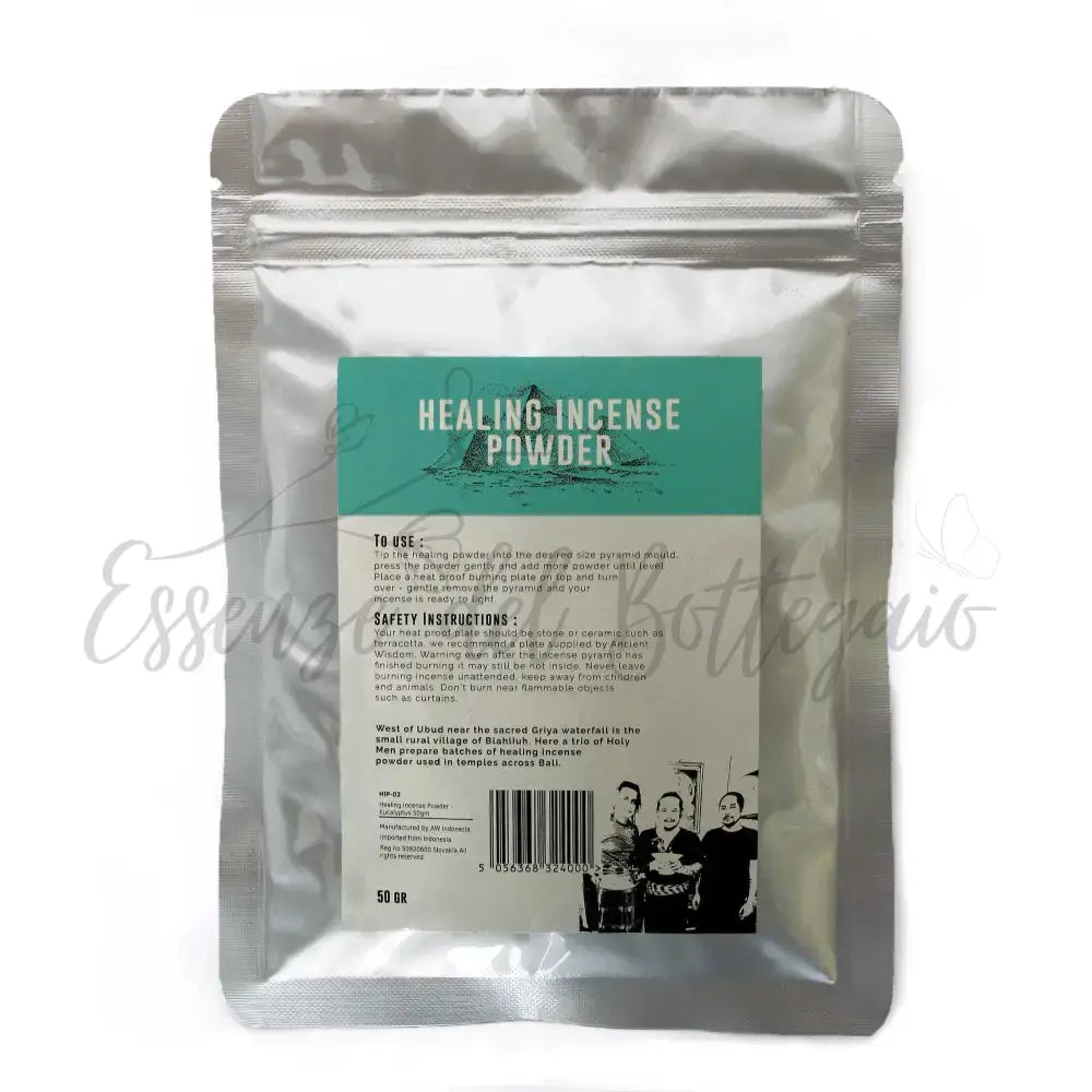 Incenso in Polvere Curativo - Eucalipto 50gr - Healing Incense Powder
