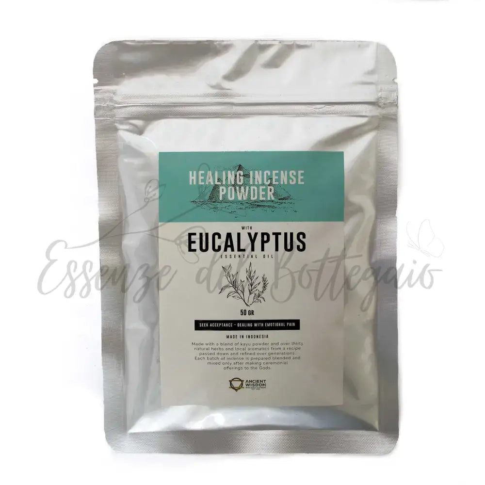 Incenso in Polvere Curativo - Eucalipto 50gr - Healing Incense Powder