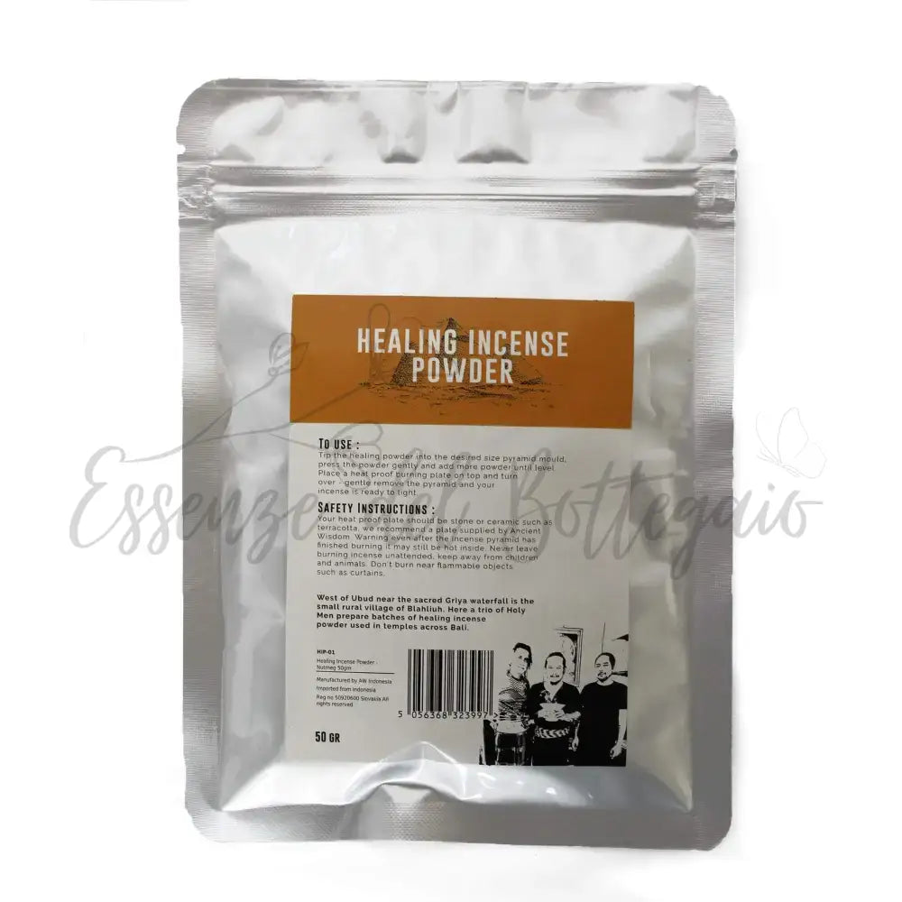 Incenso in Polvere Curativo - Noce Moscata 50gr - Healing Incense Powder