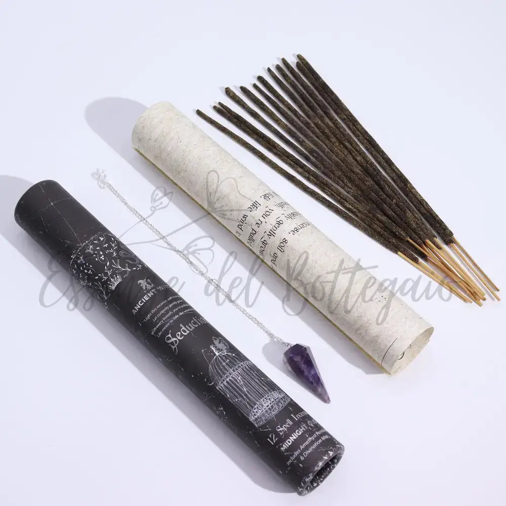 Incenso Seduzione – Pendolo in Ametista - Ancient Witch Spell Incense