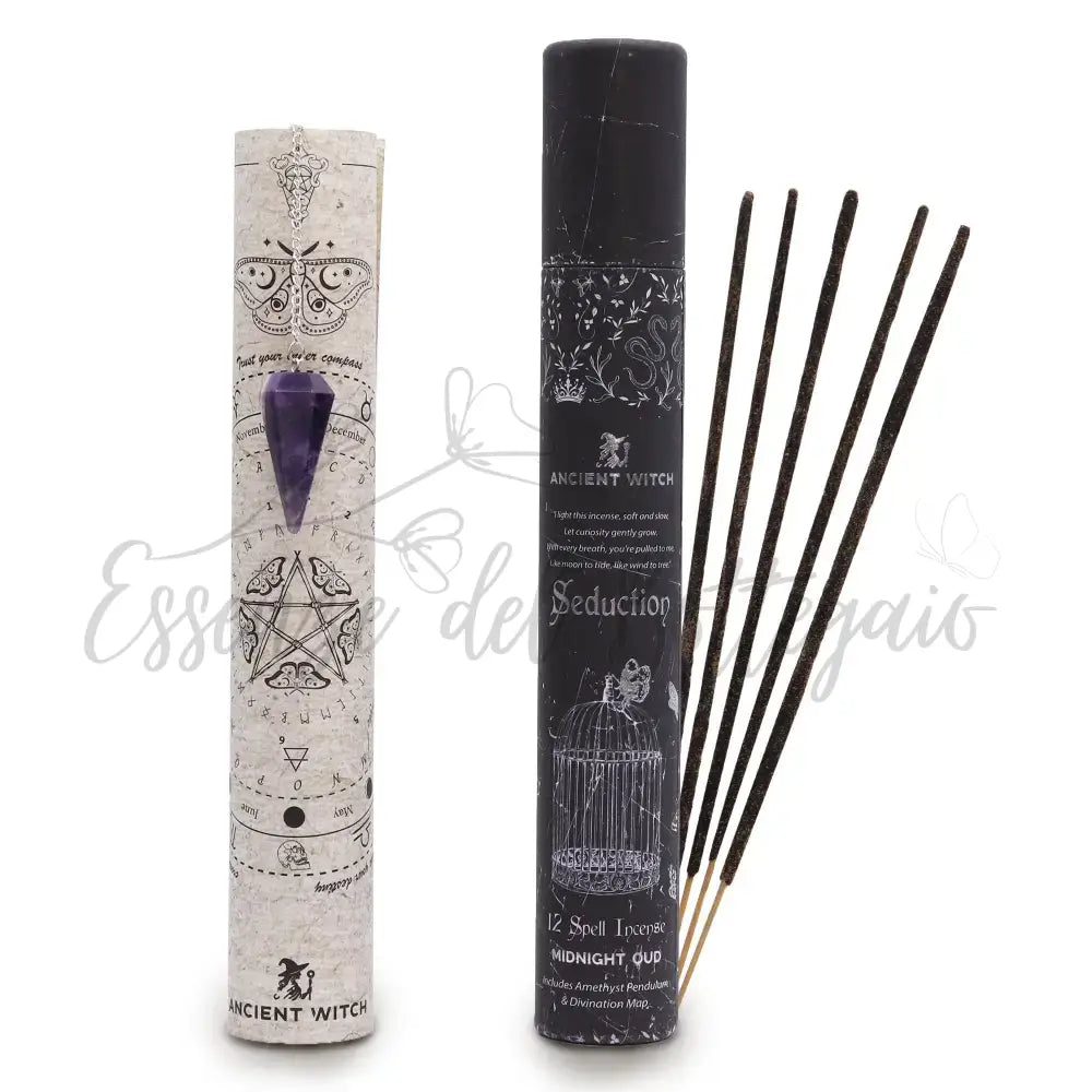 Incenso Seduzione – Pendolo in Ametista - Ancient Witch Spell Incense