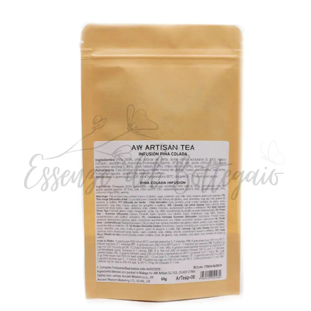 Infuso alla Piña Colada 50gr - Artisan Tea - 50g Bag