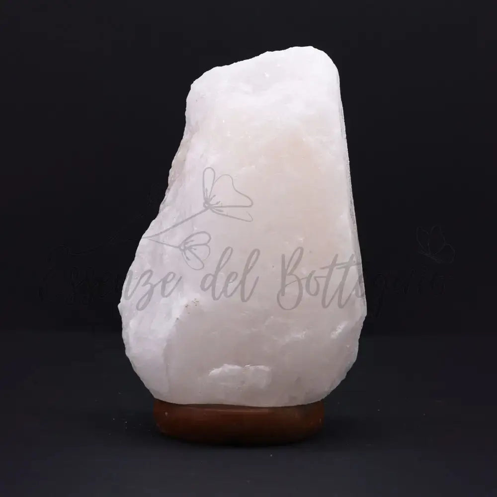Lampada di Sale Himalayano Bianca 2-3kg - Himalayan Salt Lamps & Candle Holders