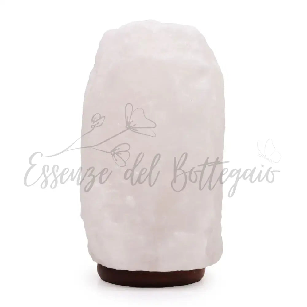 Lampada di Sale Himalayano Bianca 8-10 kg - Himalayan Salt Lamps & Candle Holders