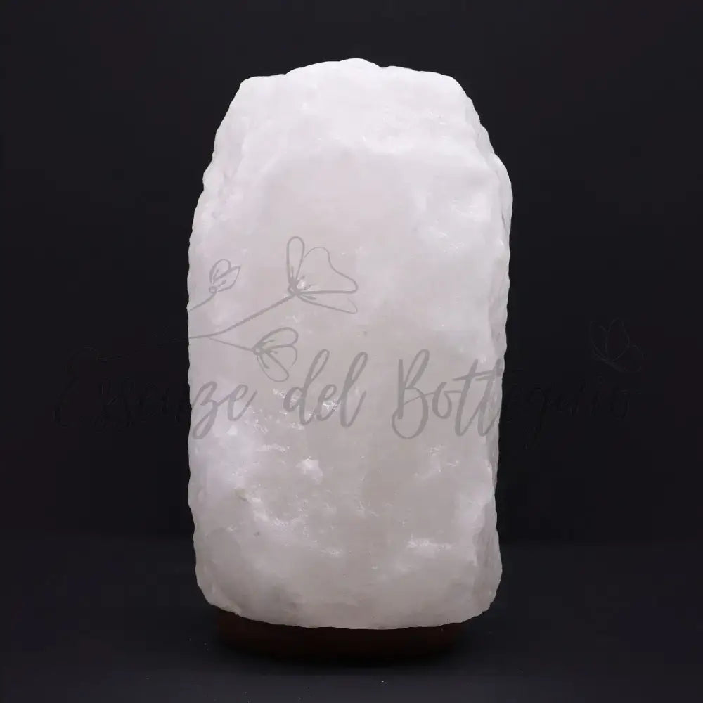 Lampada di Sale Himalayano Bianca 8-10 kg - Himalayan Salt Lamps & Candle Holders