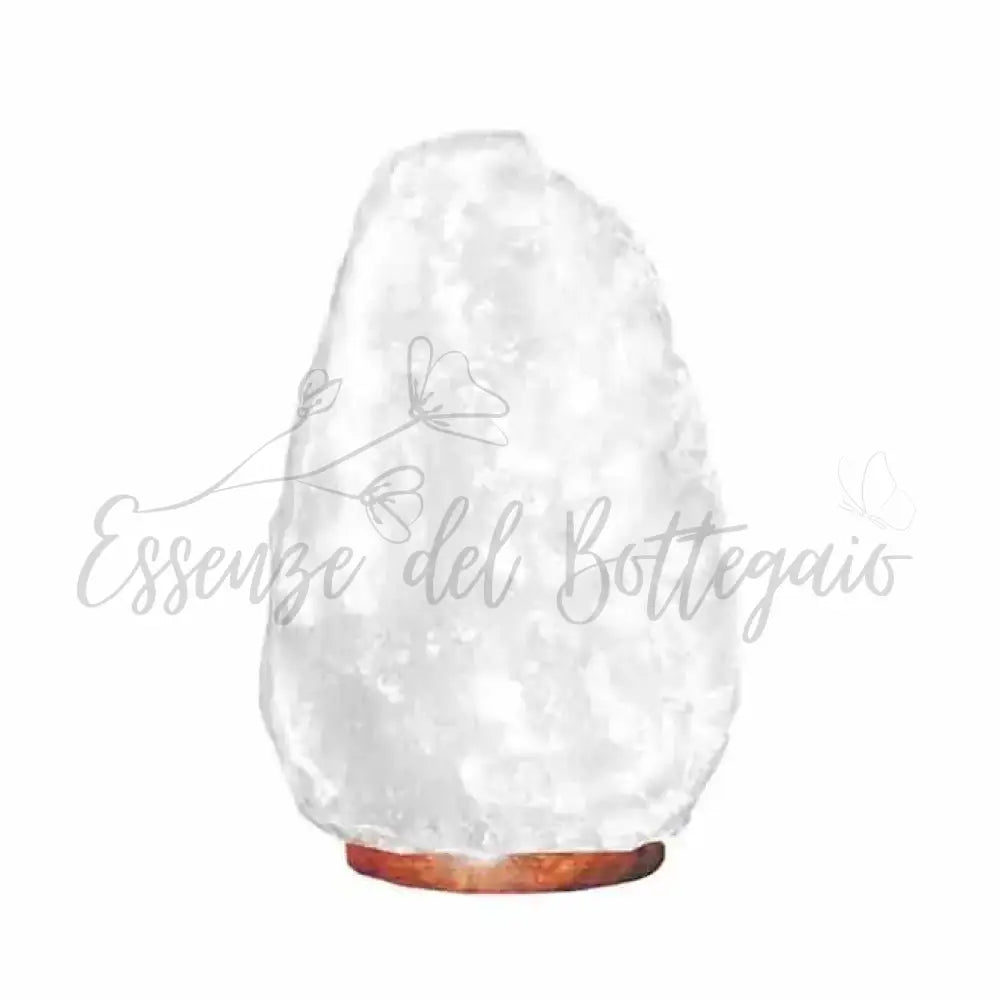 Lampada di Sale Himalayano Bianca 8-10 kg - Himalayan Salt Lamps & Candle Holders