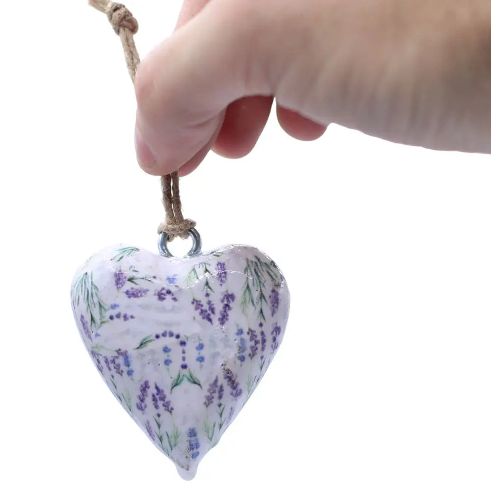 Large Decor Wood Hearts - Lavender - Decor Wood Hearts