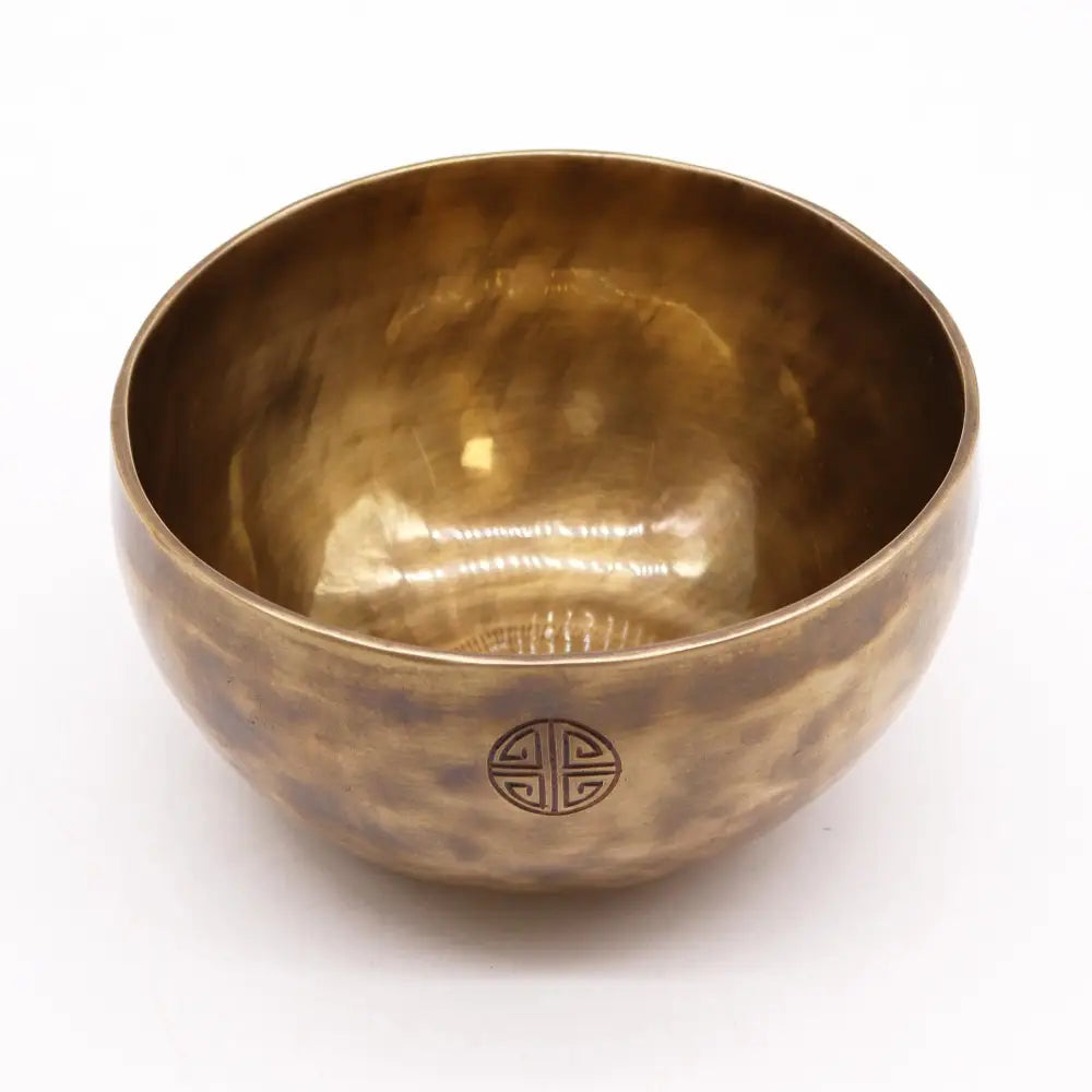Large Nepalese Moon Bowl - (approx 850g) - 17cm - Tibetan Singing Bowls