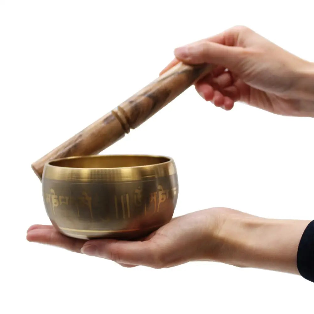 Lrg Five Buddha Singing Bowl - Tibetan Singing Bowls