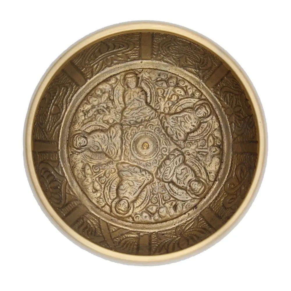 Lrg Five Buddha Singing Bowl - Tibetan Singing Bowls