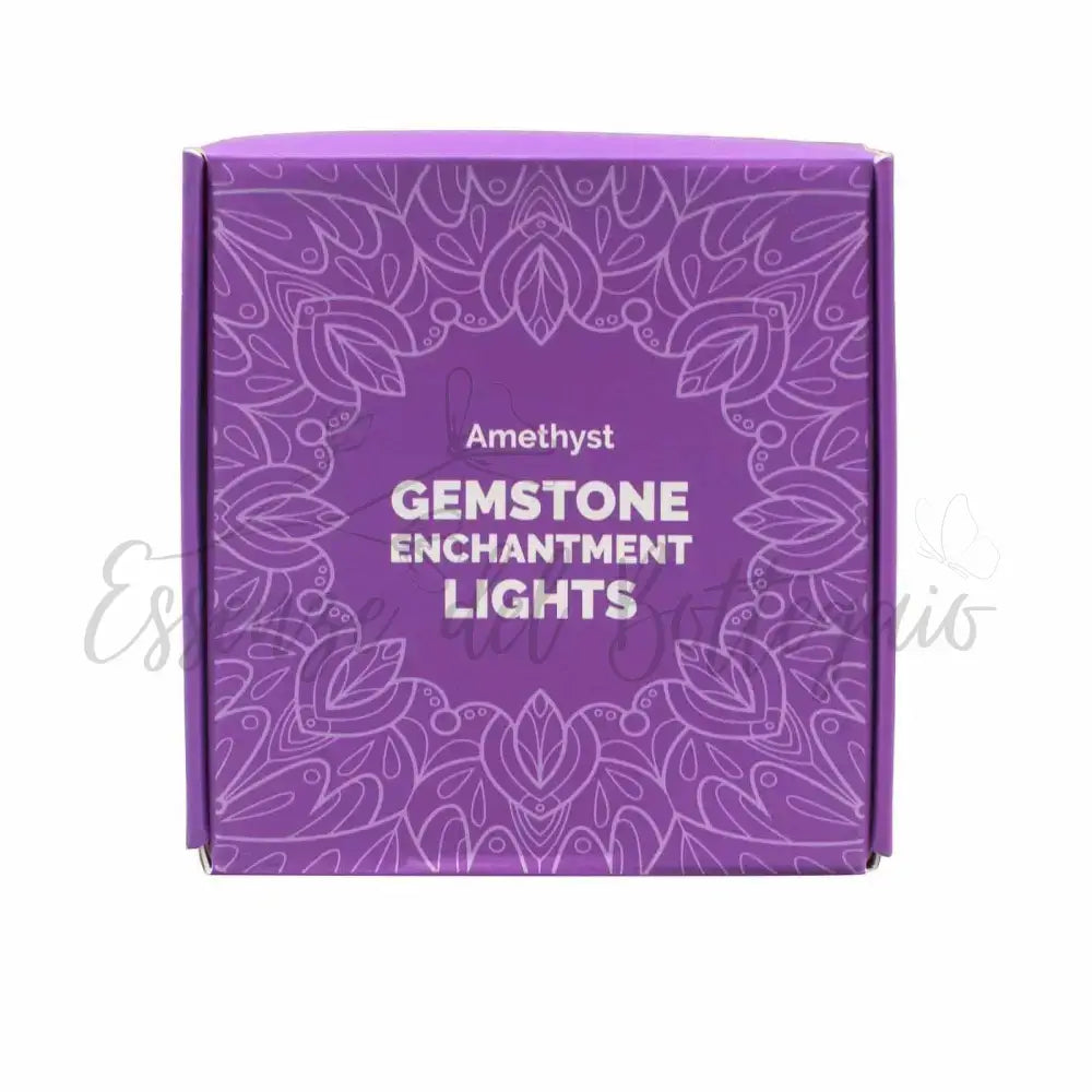 Luci LED con Pietre Semipreziose Incantate - Ametista - Gemstone Enchantment Lights