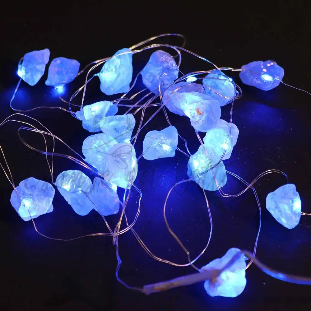 Luci LED con Pietre Semipreziose Incantate - Celestite - Gemstone Enchantment Lights
