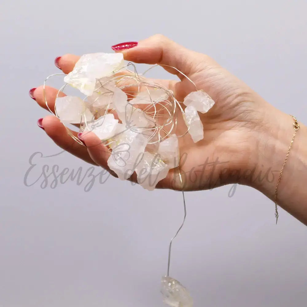 Luci LED con Pietre Semipreziose Incantate - Cristallo - Gemstone Enchantment Lights