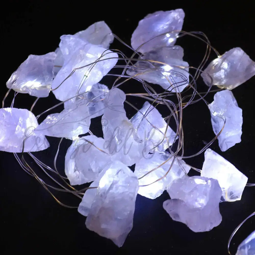 Luci LED con Pietre Semipreziose Incantate - Cristallo - Gemstone Enchantment Lights